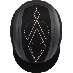 Casque Casco Elite Iconic Celestia noir swarovski