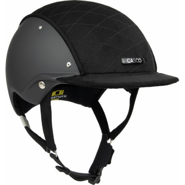 Casque Casco Apart Iconic Embellis noir matelassé au milieu