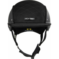 Casque Casco Apart Iconic Embellis noir matelassé au milieu