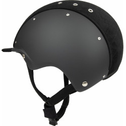 Casque Casco Apart Iconic Embellis noir matelassé au milieu