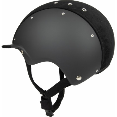 Casque Casco Apart Iconic Embellis noir matelassé au milieu