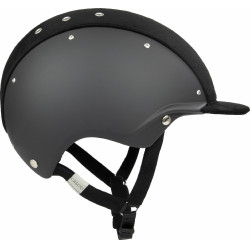 Casque Casco Apart Iconic Embellis noir matelassé au milieu