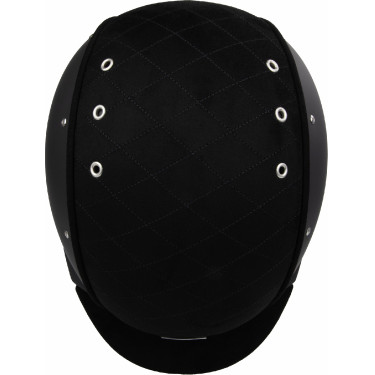 Casque Casco Apart Iconic Embellis noir matelassé au milieu