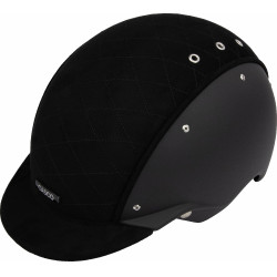 Casque Casco Apart Iconic Embellis noir matelassé au milieu