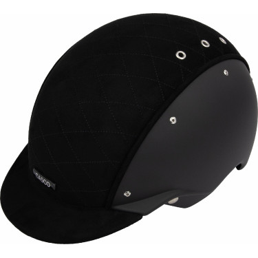 Casque Casco Apart Iconic Embellis noir matelassé au milieu
