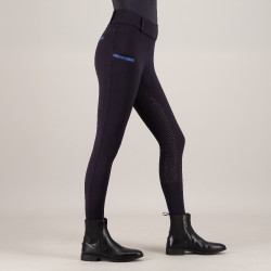 Legging d'équitation Imperial Riding Comfi Sparks hiver FullGrip femme Marine Bleu marine