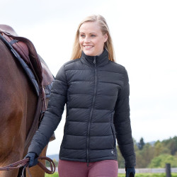 Lichte gewatteerde jas Horze Alicia dames Marineblauw Lichte gewatteerde jas Horze Alicia dames Marineblauw