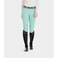 Pantalon X-Design Horse Pilot femme Vert d'eau Bleu