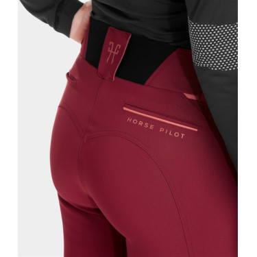 Pantalon X-Design Horse Pilot femme Rouge foncé