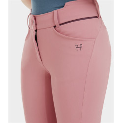 Pantalon X-Design Horse Pilot femme Rose mesa