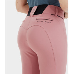 Pantalon X-Design Horse Pilot femme Rose mesa