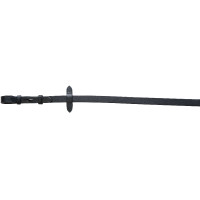 Glad leren teugels Eric Thomas Pro Zwart Glad leren teugels Eric Thomas Pro Zwart