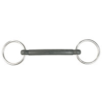 Rubber bit met ringen Chantilly Horze Zwart