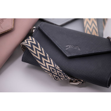 Phone Pocket Pénélope perforatieleer zwart Phone Pocket Pénélope perforatieleer zwart