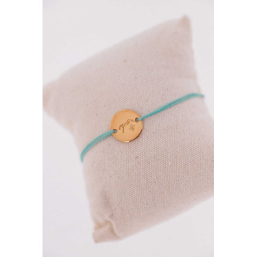 Armband Pénélope Zoé Turkoois Blauw Armband Pénélope Zoé Turkoois Blauw