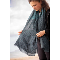 Stola Alix Pénélope Zwart / eendblauw Stola Alix Pénélope Zwart / eendblauw