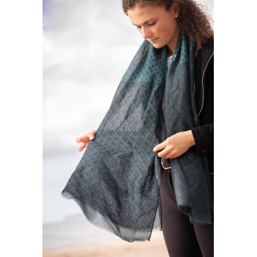 Stola Alix Pénélope Zwart / eendblauw