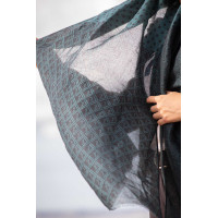 Stola Alix Pénélope Zwart / eendblauw Stola Alix Pénélope Zwart / eendblauw