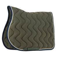 Tapis de selle Equithème Polyfun Gris foncé / marine