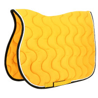 Tapis de selle Equithème Polyfun Jaune / noir