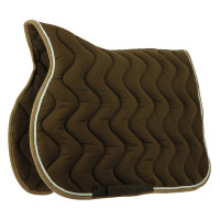 Zadeldek Equithème Polyfun Chocolade / taupe Bruin Zadeldek Equithème Polyfun Chocolade / taupe Bruin