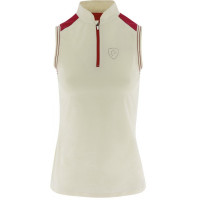 Polo Equithème jersey zonder mouwen Ecru Beige Polo Equithème jersey zonder mouwen Ecru Beige