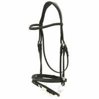 Muserolle combinée Stübben 2700 Noir / noir argenté Muserolle combinée Stübben 2700 Noir / noir argenté