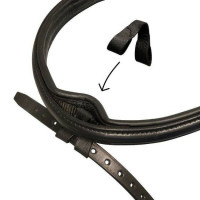Gecombineerde neusriem 1001 Waterord Zwart / zwart zilver Gecombineerde neusriem 1001 Waterord Zwart / zwart zilver