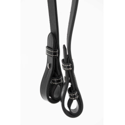 Rênes Pénélope Howlett cuir Noir Rênes Pénélope Howlett cuir Noir