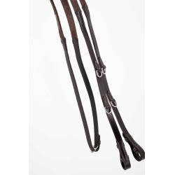 Rênes Pénélope Howlett cuir Havane Marron