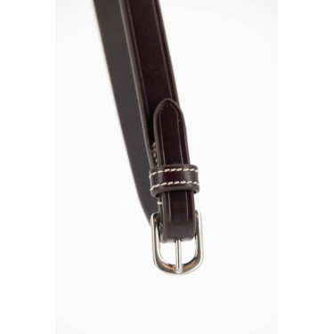 Rênes Pénélope Howlett cuir Havane Marron