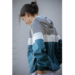 Blouson Pénélope Celecce Eendenblauw