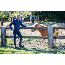 Pantalon Equitheme Georg homme Bleu marine