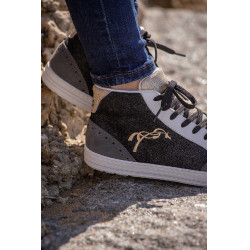 Sneakers Jupiter High Top Pénélope Noir / gris Sneakers Jupiter High Top Pénélope Noir / gris