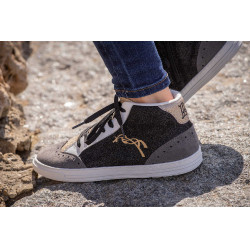 Sneakers Jupiter High Top Pénélope Noir / gris Sneakers Jupiter High Top Pénélope Noir / gris