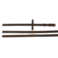 Rênes Hunter Eric Thomas Elite 16 mm Havane Marron Rênes Hunter Eric Thomas Elite 16 mm Havane Marron