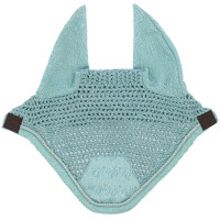 Bonnet chasse mouche Equithème Brocart Bleu ciel Bonnet chasse mouche Equithème Brocart Bleu ciel
