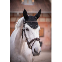 Paardenoornet New Strass Pénélope Zwart