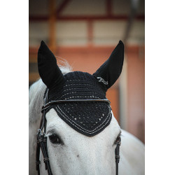 Bonnet pour chevaux New Strass Pénélope Noir