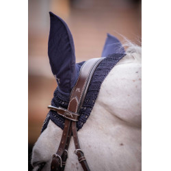 Bonnet pour chevaux New Strass Pénélope Bleu marine Bonnet pour chevaux New Strass Pénélope Bleu marine