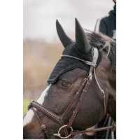 Oornetje voor paarden Pénélope Soundless Strass Zwart