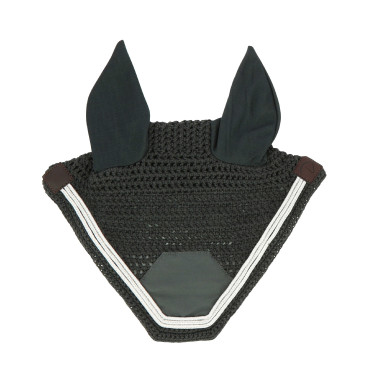 Bonnet chasse-mouches Equithème Badge Gris Bonnet chasse-mouches Equithème Badge Gris