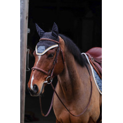 Bonnet chasse-mouches Equithème Denim Gris