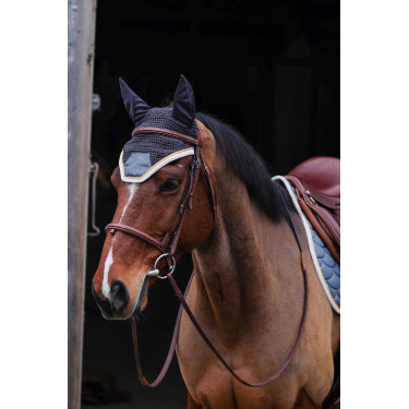 Bonnet chasse-mouches Equithème Denim Gris