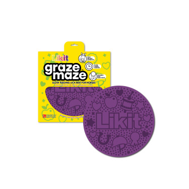 Tapis de léchage Likit Graze Maze Violet