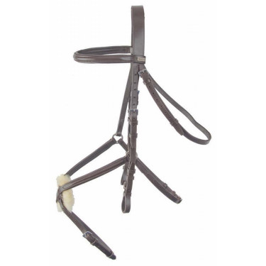 Bridon Sisley Tde T met kruisneusriem T de T Bridon Sisley Tde T met kruisneusriem T de T