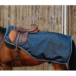 Zadeldeken Riding World Eco 600D Marine Marineblauw Zadeldeken Riding World Eco 600D Marine Marineblauw