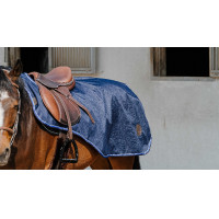 Zadeldeken Equithème Classic 1200D Marineblauw Zadeldeken Equithème Classic 1200D Marineblauw
