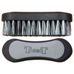 Brosse de tête bicolore T de T Noir / gris