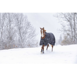 Waterdichte Oxford-deken Riding World met fleecevoering Waterdichte Oxford-deken Riding World met fleecevoering